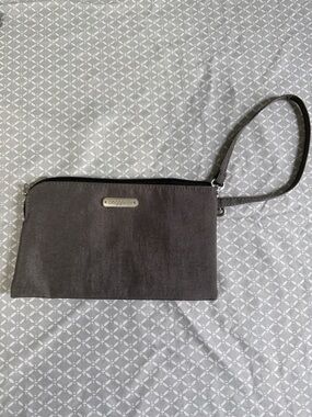 Baggallini Charcoal Gray Wristlet with Strap